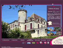 Tablet Screenshot of chateau-de-duras.com